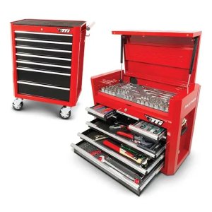 Professional Mobile Tool Cabinet Set