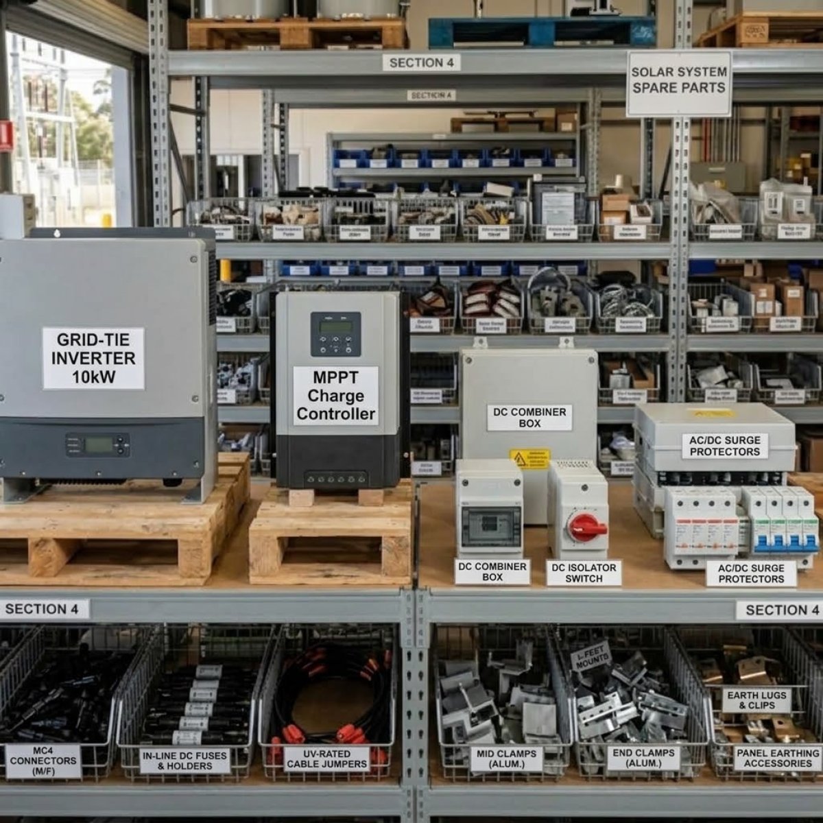 Solar Panel System Spare Parts