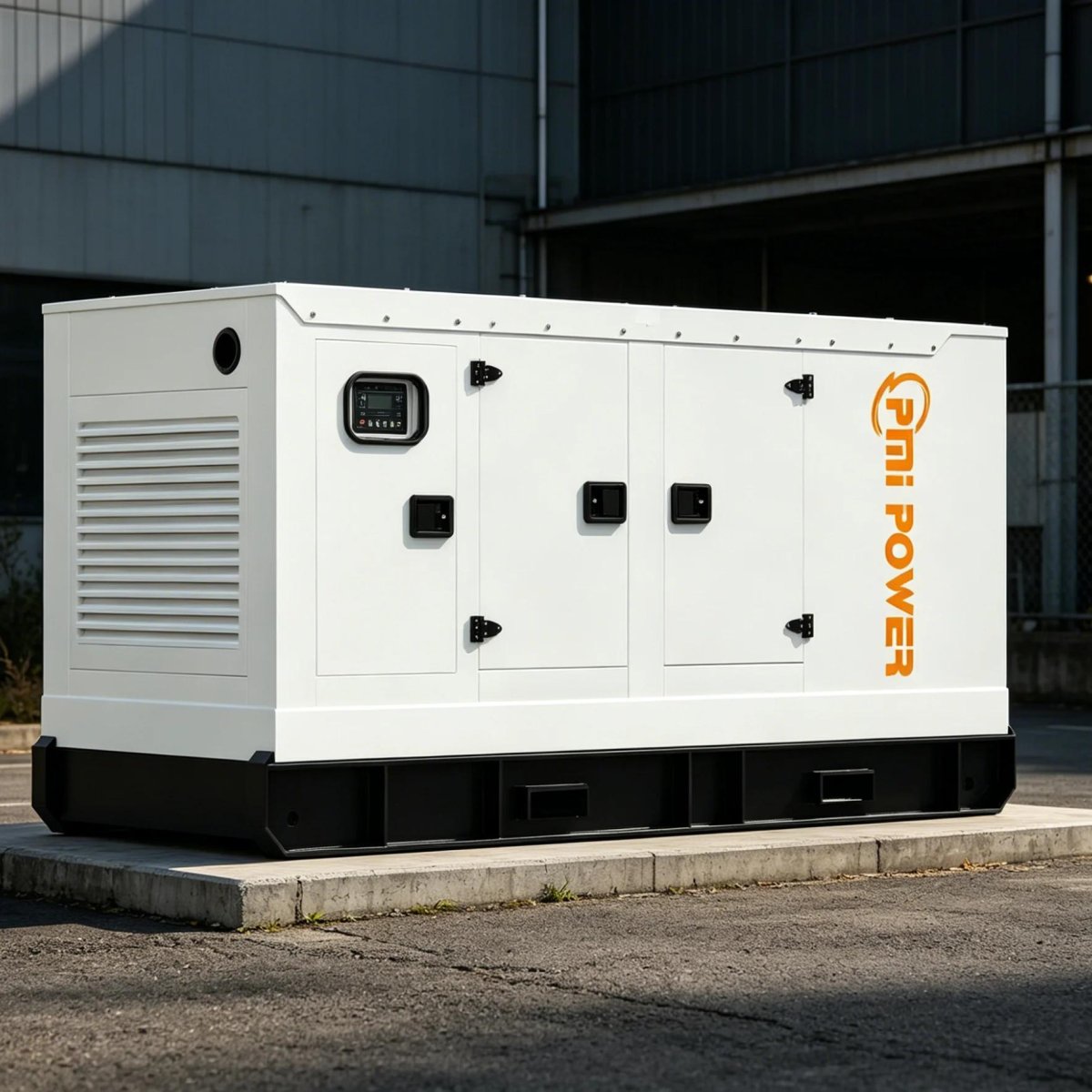Silent diesel generators